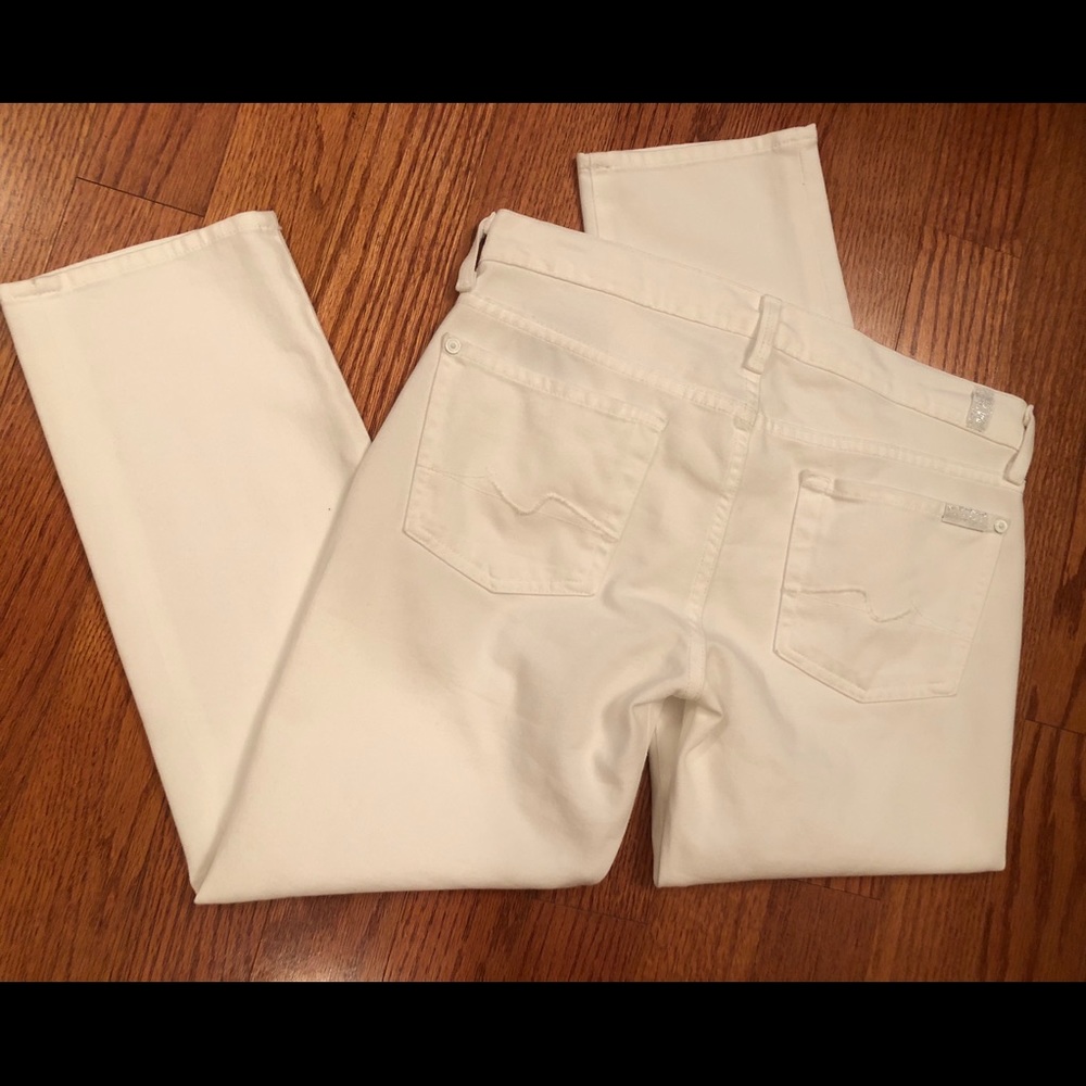 7 For All Mankind straight leg capris - Picture 3 of 6